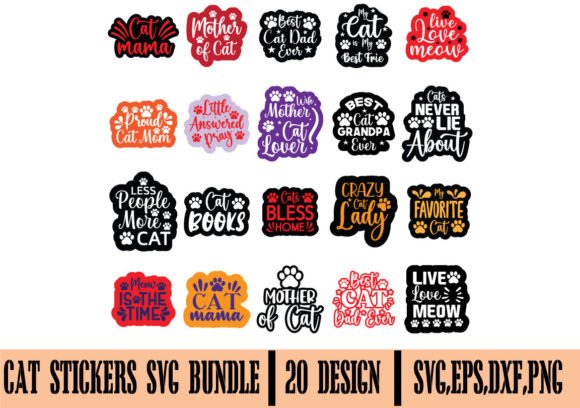Cat Stickers SVG Bundle Review