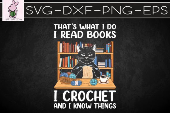 Crafty Cat Reading SVG