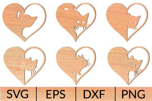 Peeking Cat Laser Cut Svg Bundle